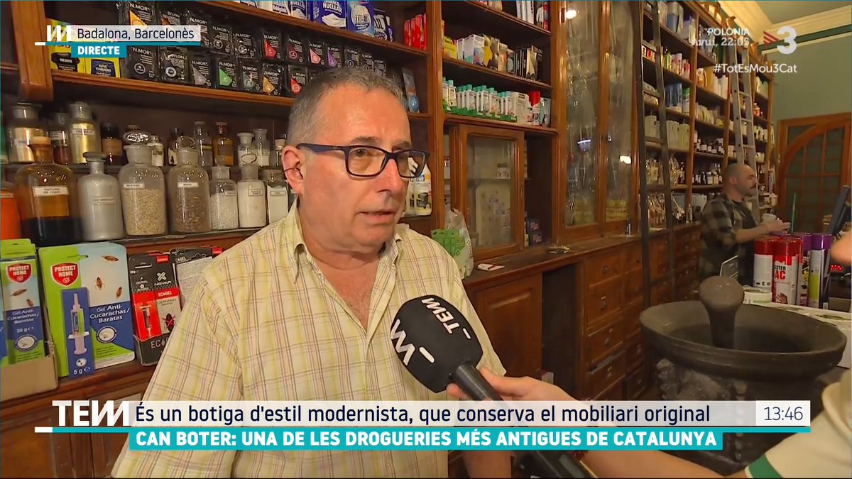 Can Boter, amb cent anys d’història, és una de les drogueries més antigues de Catalunya #TotEsMou3Cat