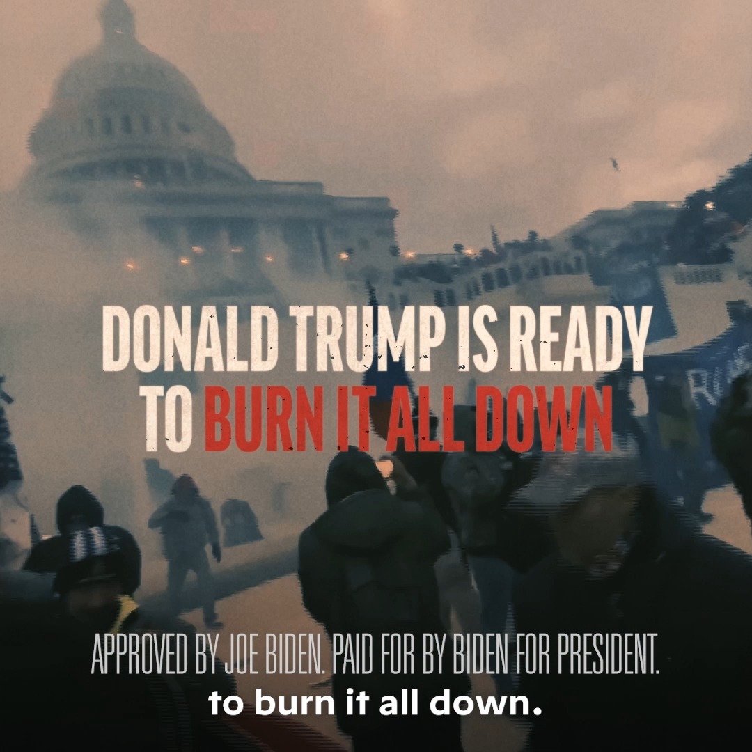 There’s nothing more sacred than our democracy. We can’t let Donald Trump burn it to the ground. Watch our new ad.