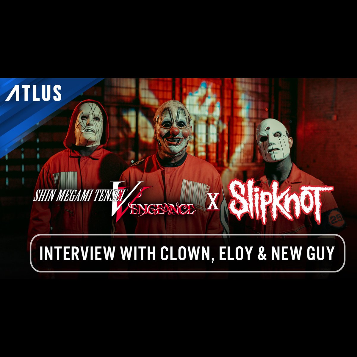 We all have a demon inside of us. 😈 Go beyond the mask with Slipknot’s Clown, new guy, and Eloy as they discuss their experience with identity and thoughts on Shin Megami Tensei V: Vengeance demons Gurulu, Daemon, and Loup-Garou. Pre-order SMTV: V now:
