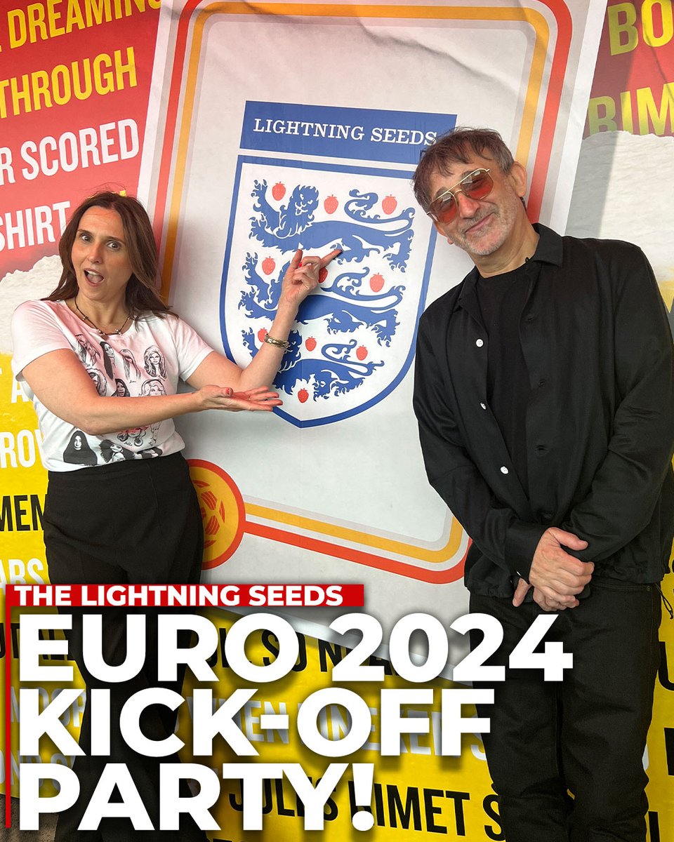 Jayne Middlemiss and Ian Broudie go behind-the-scenes ahead of the Lightning Seeds kicking off the Virgin Radio UK and talkSPORT Euros 2024 party 🦁⚽️ Ian Broudie Lightning Seeds jayne middlemiss @talksport #IanBroudie #TheLightningSeeds #ThreeLions #VirginRadioUK