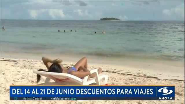 A partir de mañana y hasta el 21 de junio los colombianos podrán acceder a descuentos de hasta el 70% en tiquetes aéreos, paquetes turísticos y otros servicios. ¿Cómo puede hacerlo? Le contamos. Más en