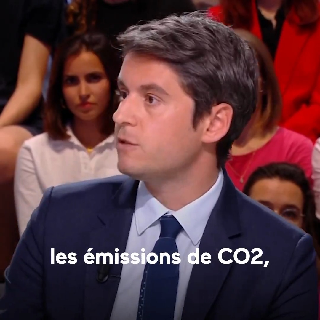 Grâce à notre politique, nous avons réussi à baisser de 6% nos émissions de CO2 l’an dernier. C’est historique et c’est massif. C’est une baisse plus forte qu’en 2020 alors même que notre pays était à l’arrêt. Comment espérer poursuivre cette action pour le climat si, d’un côté, on élit l'extrême-droite qui veut supprimer les éoliennes, et de l'autre, l'extrême-gauche qui veut sortir du nucléaire ?