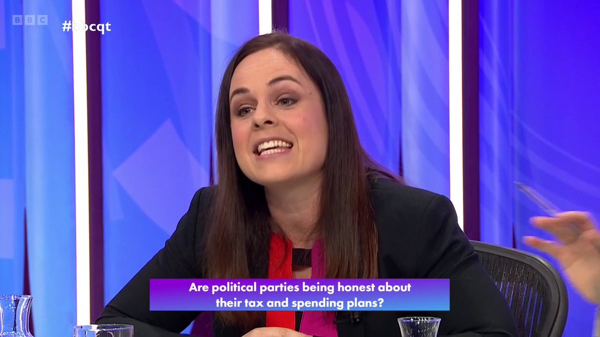 “If I had to pay £20 more in tax, but my energy bills were reduced… surely that’s what we should be looking at? Rather than saying we need to keep cutting taxes” This #bbcqt audience member says they are “fine” paying more in tax if they saw more benefits