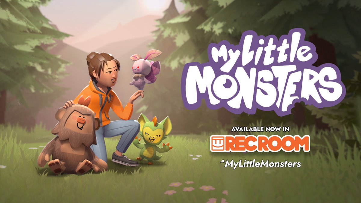 Welcome to the world of ^MyLittleMonsters! Will you choose a Sasquatch, Mothman, or Chupacabra to adventure with and care for? Play now in Rec Room!
