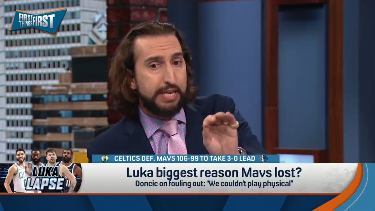 There are obvious fair criticisms of Luka, but the national hyperventilation the last 18 hours has been a bit much. And as far as losing your cool & fouling out in a key Finals game? Yeah, we’ve seen that before.