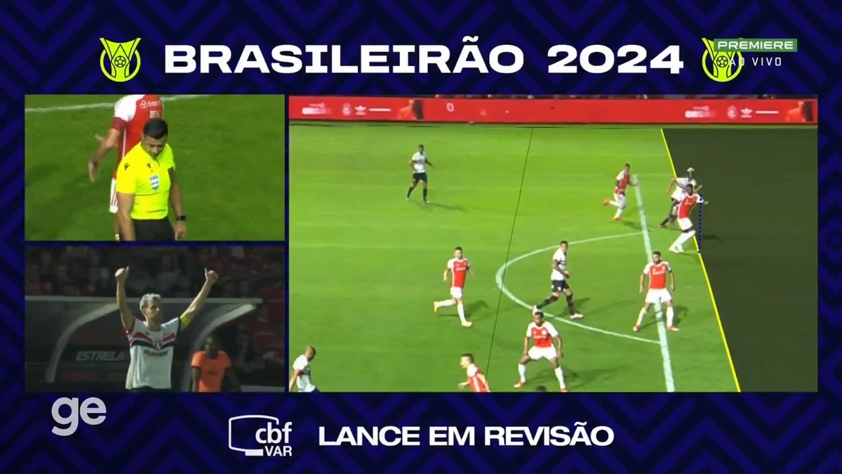O VAR anulou o gol do Calleri! E aí, torcedor, qual a sua opinião?