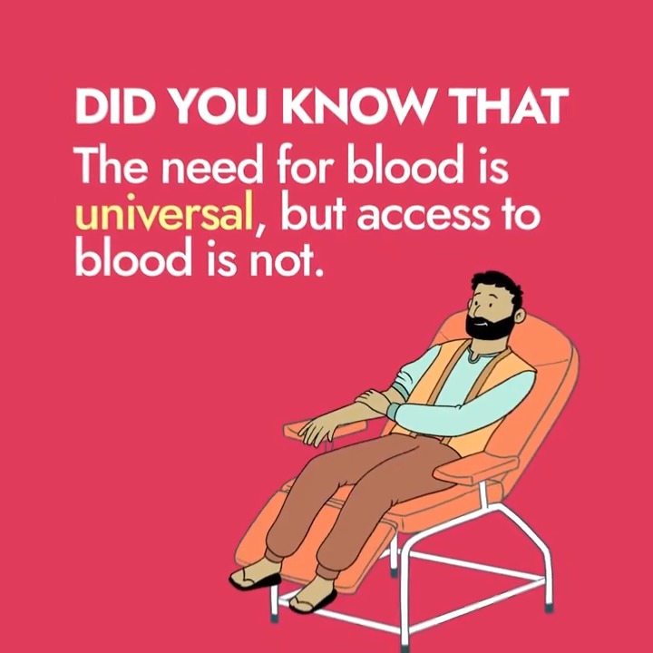 While the need for blood is universal, access to blood is not. Blood shortages are acute in low- and middle-income countries #WorldBloodDonorDay #GiveBlood