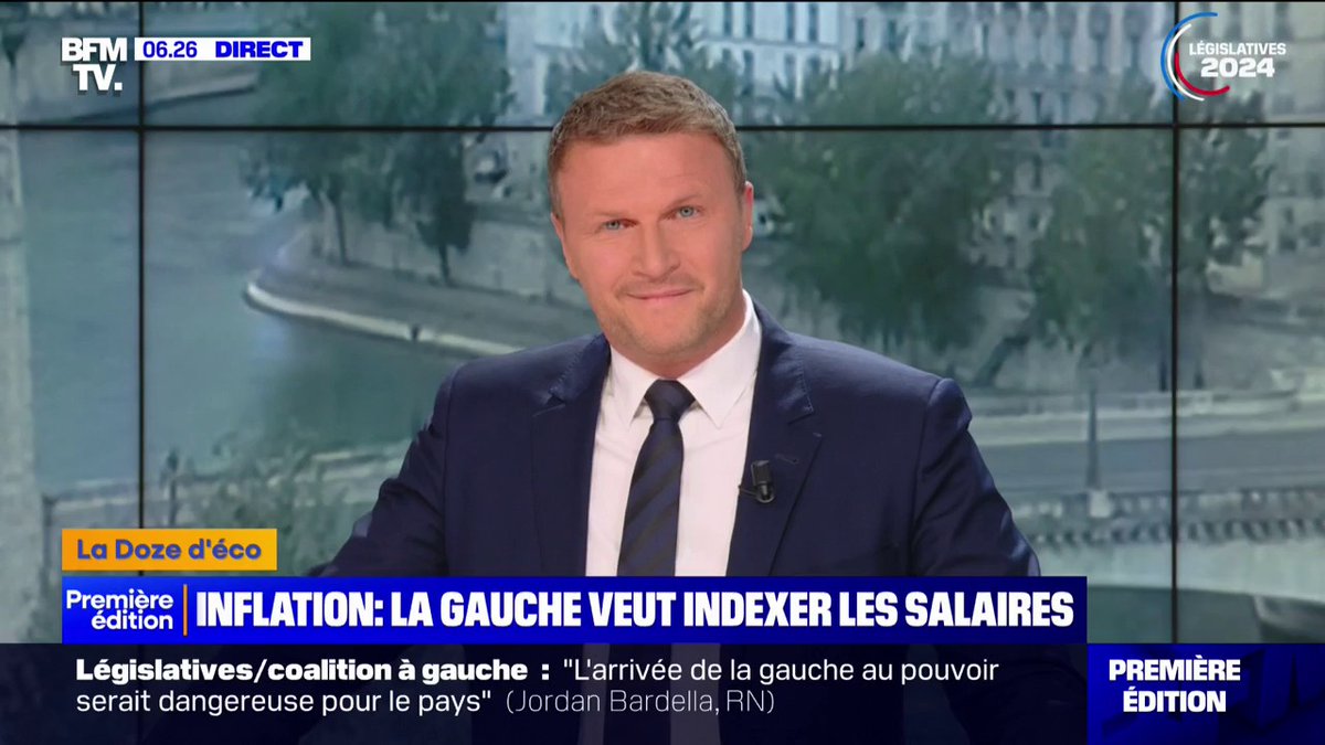 Le "nouveau Front populaire" veut indexer les salaires sur l'inflation: bonne ou mauvaise idée ? par Stephane Pedrazzi