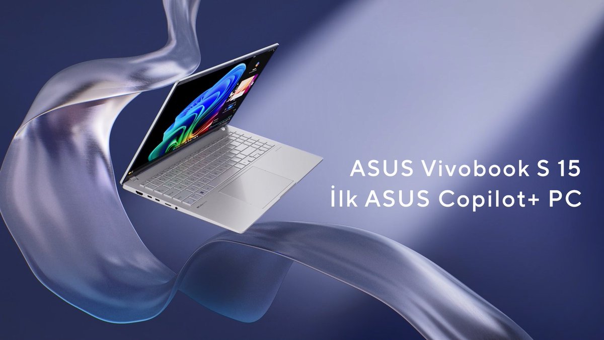 İlk ASUS Copilot+ PC yeni Vivobook S 15 S5507'yi keşfet! Şimdiye kadarki en hızlı, en akıllı Windows PC. #Windows11
