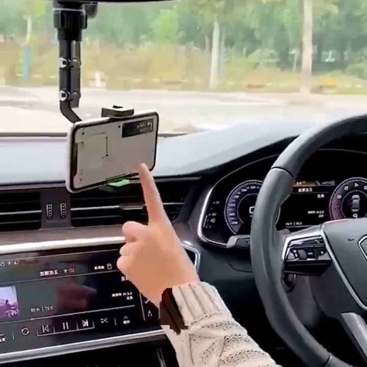 Ingeniously combined with the rear-view mirror. 🚗It is convenient and comfortable to drive for those who do not know the road ➤
