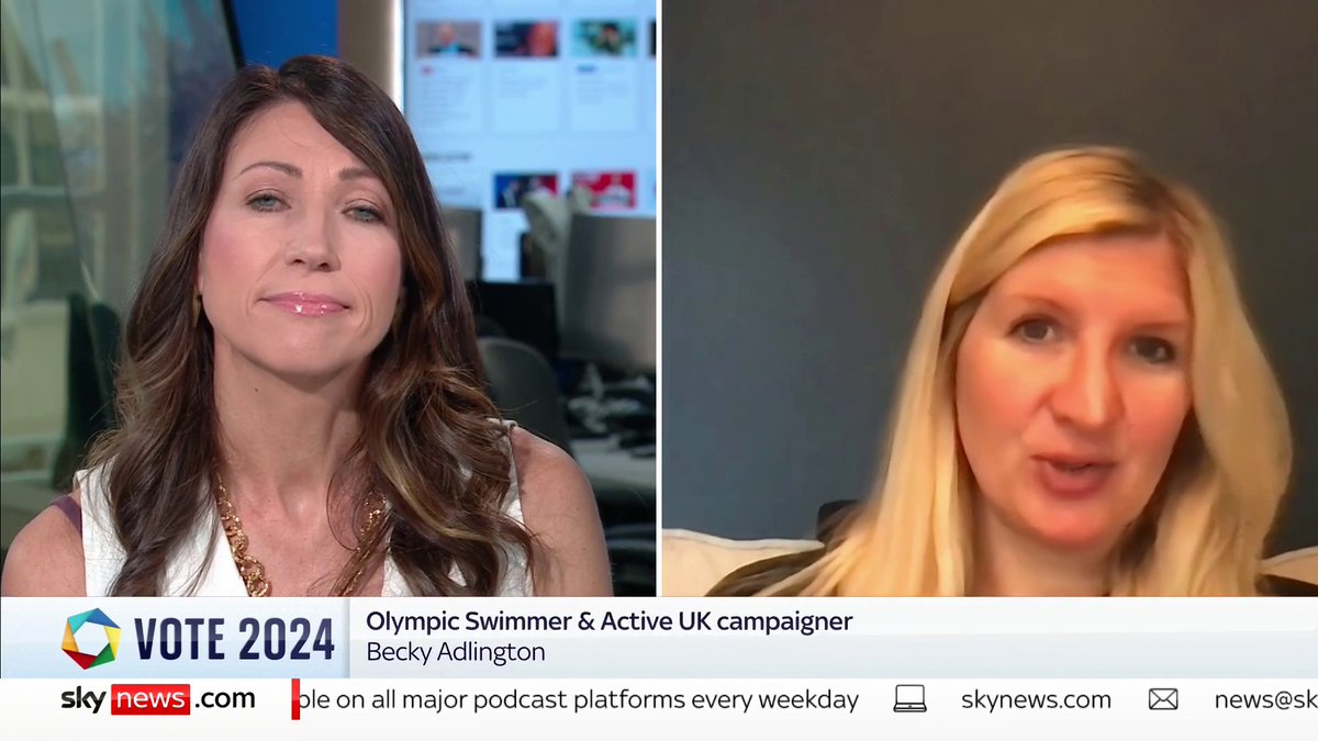'I was surprised to learn that we were 11th in Europe with being an active nation. We've got to call for that change - it's harming the NHS.' Becky Adlington speaks about her campaign with ukactive as she calls on the next government to make a change