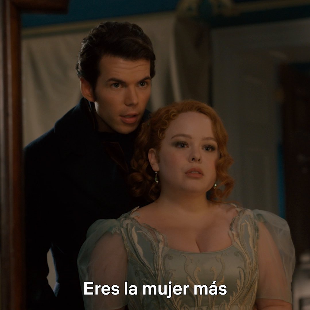 LA. ESCENA. DEL. ESPEJO. #BridgertonNetflix