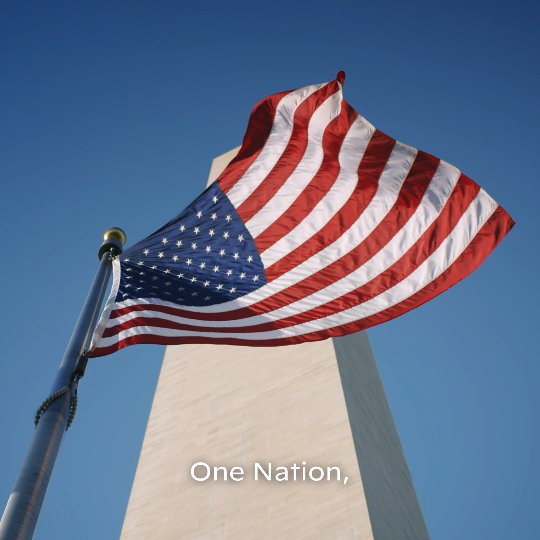 One flag. One America.