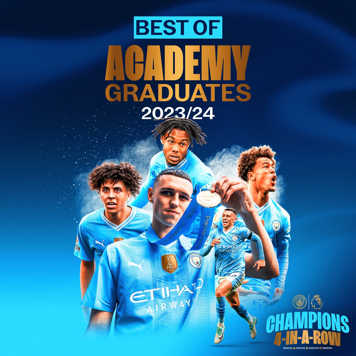 What a year it's been for our Manchester City Academy graduates! 👨🎓✨ Their best bits from 2023/24 👇