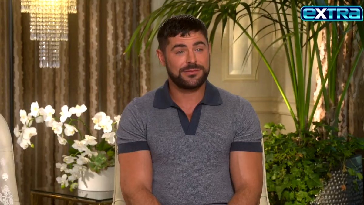 .Zac Efron reacts to Rob Lowe saying he'd want to cast him for a biopic: "I'm in!" ☺️