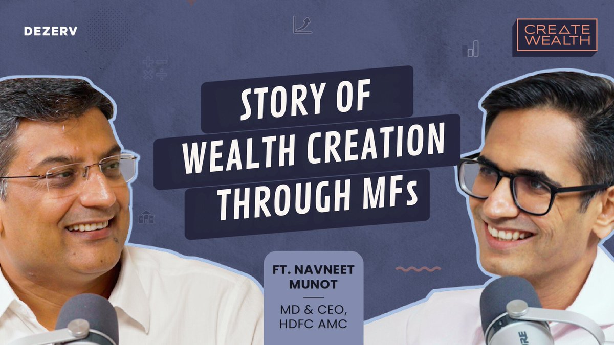 Watch Mr. Navneet Munot, our MD &amp; CEO in this insightful podcast with Dezerv where he shares his thoughts on a wide variety of topics. Disclaimer: