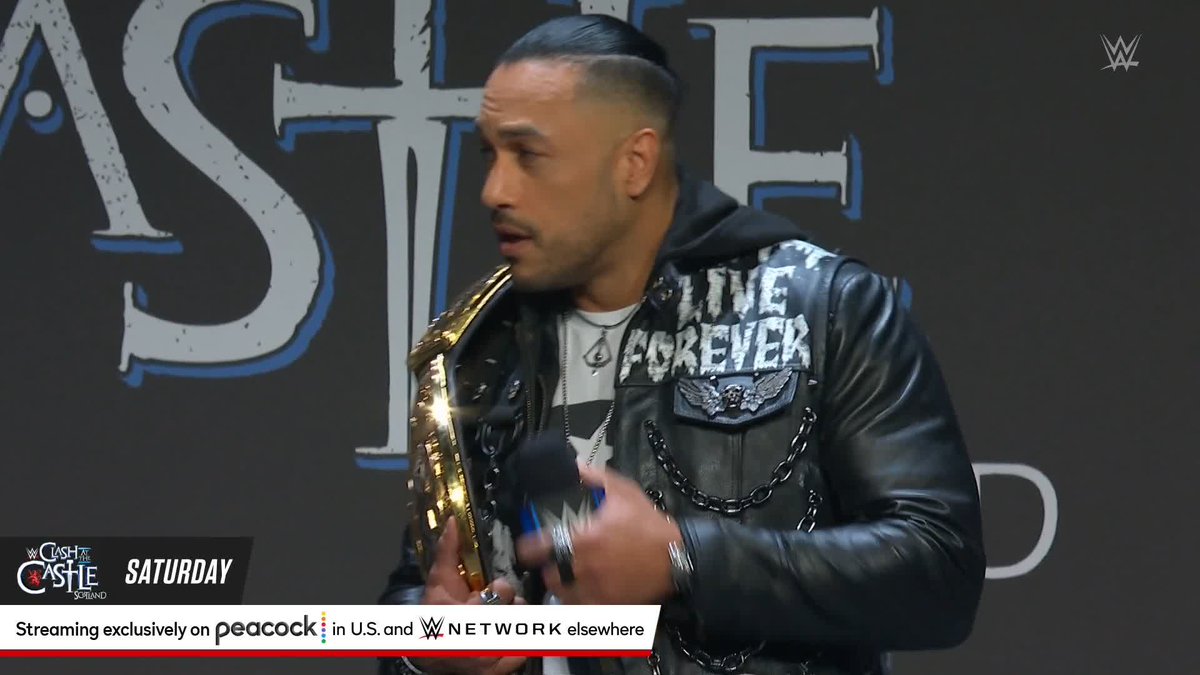 Despite this rowdy Scottish crowd asking Damian Priest to "please be quiet," Priest says he's proud to be their World Heavyweight Champion! 😤⚖️ #WWECastle