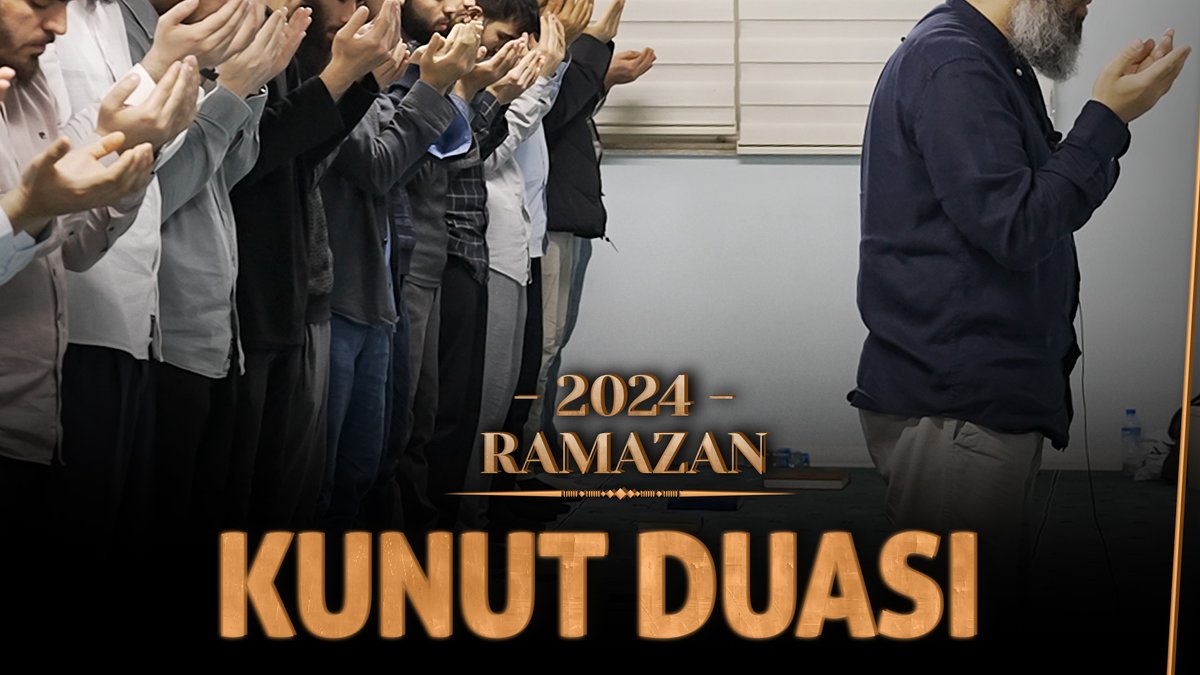 Ramazan ayında yaptığımız kunut dualarından bir kesit: "Sen; bizim velimiz, melikimiz, vekilimiz, kefilimiz ve sahibimizsin. Allah'ım, İsrail'i ve ona yardakçılık yapan tağutları sana havale ediyoruz."
