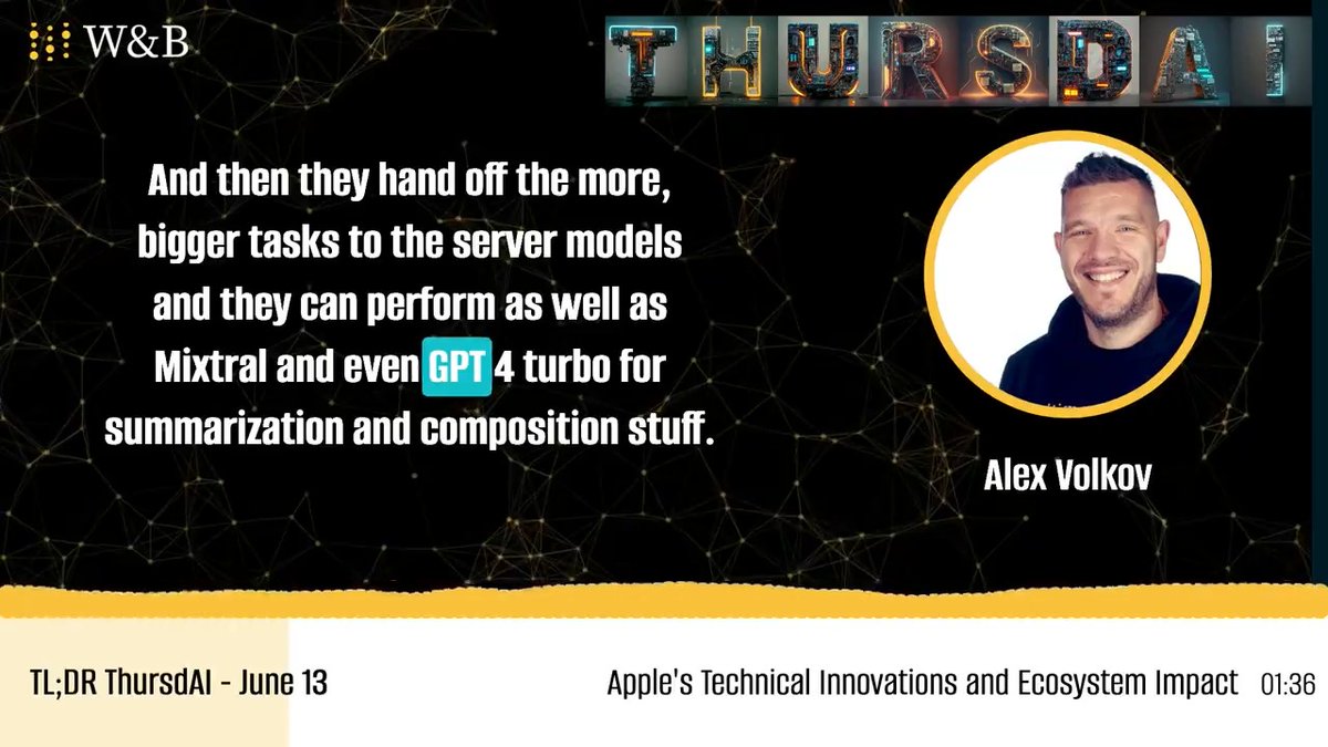 We've been waiting for @apple to give us AI for 18 months! So you could say I was excited! Here's a 10 minute 📅 ThursdAI - weekly AI news podcast TL;DR of everything we covered on the show + a breakdown 🧵 on X if you don't want to click on links, because We stay up to date so you don't have to 👇