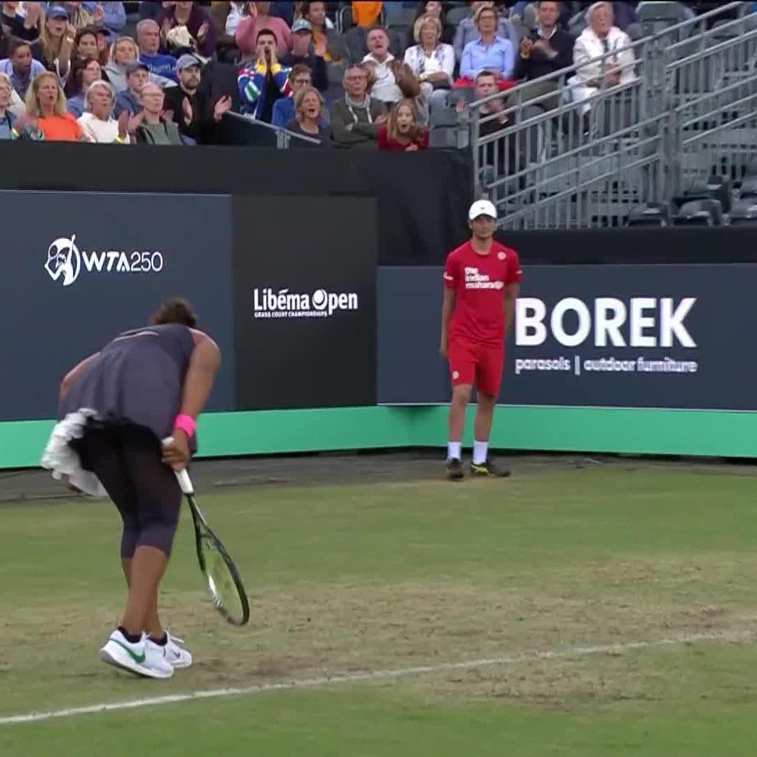 AWESOME 😮‍💨 Simply awesome from, NaomiOsaka大坂なおみ! #LibemaOpen