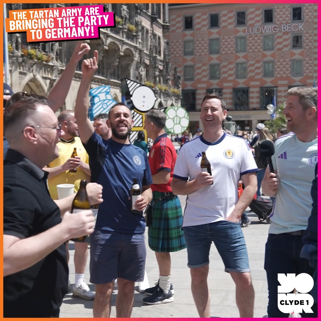 The Tartan Army are bringing the PARTY to Germany 🙌 We sent our 'Cultural Correspondents' (Mark &amp; Dazzler) down to party with them 😂 Thanks to UK Debt Expert for getting us to the party!