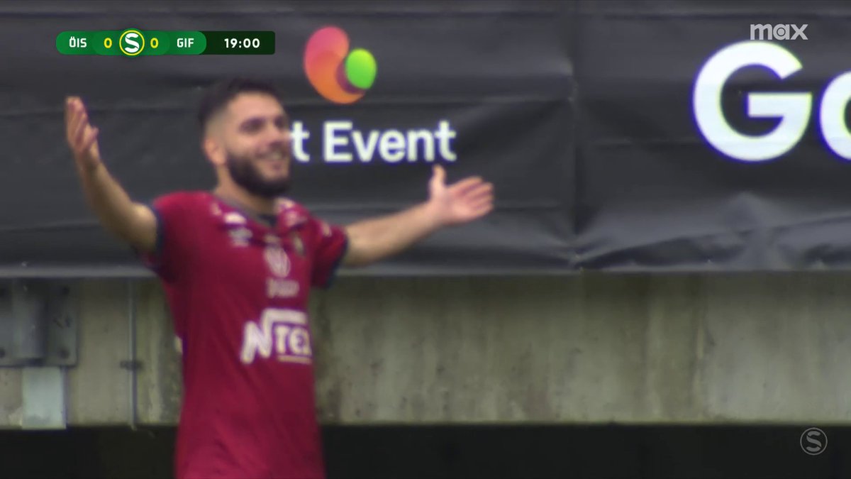 Edi Sylisufaj ger Örgryte ledningen hemma mot Sundsvall! 🔴🔵 📲 Se all kommande sport på vår nya streaming-hemmaplan Max, där du ser allt från Superettan.