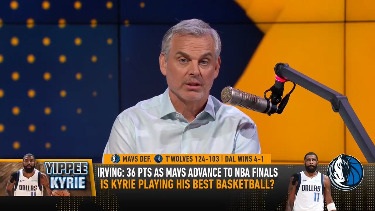Literally 2 weeks ago before the NBA Finals started… Colin Cowherd on Luka: "I don't just throw out the MJ thing. This is what MJ looked like." 3 games change all that, Colin Cowherd ?
