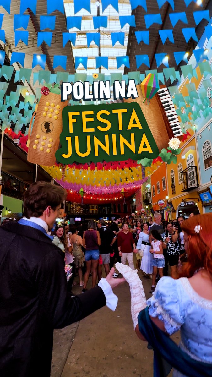 POLIN NA FESTA JUNINA? 🤔 POLIN NA FESTA JUNINA! 🗣