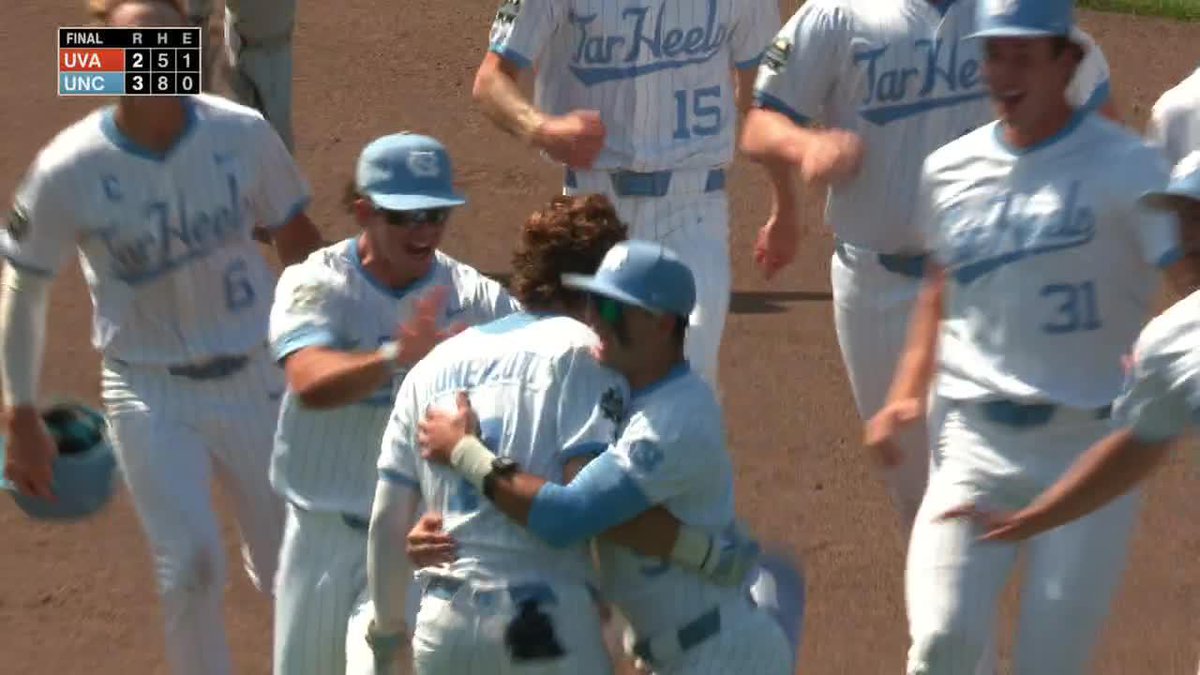VANCE HONEYCUTT DOES IT AGAIN! NORTH CAROLINA STARTS THE #MCWS WITH A WALK-OFF WIN AGAINST VIRGINIA‼️