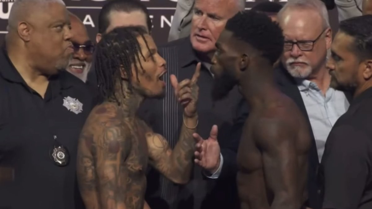 ‼️ Gervonta Davis vs Frank Martin HEATED FINAL FACE-OFF… [🎥 @PremierBoxing]