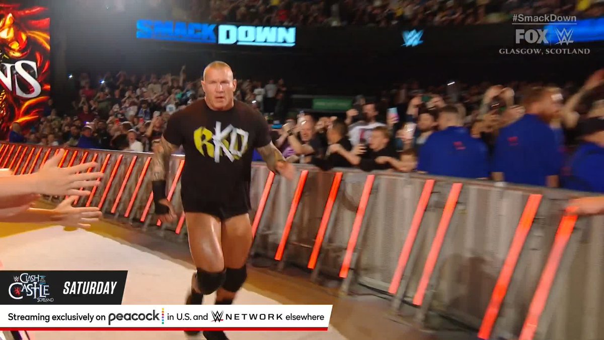 .Randy Orton to the rescue! #TheBloodline woke up The Viper 😤 #SmackDown