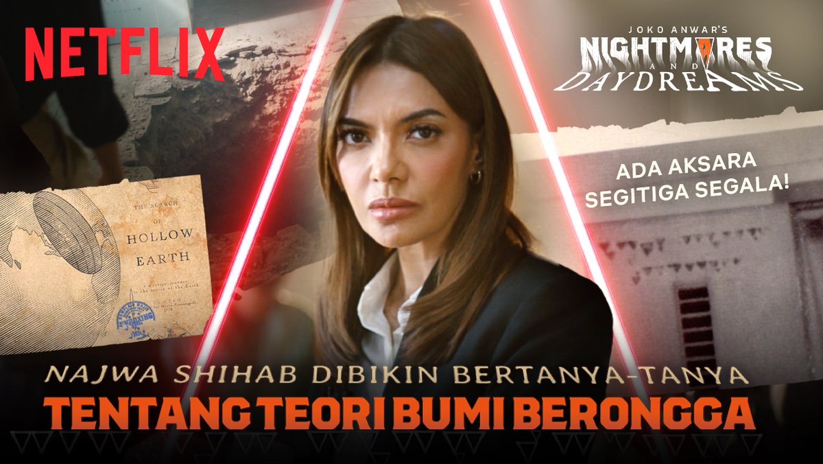 Ikutin penelusuran Najwa Shihab menggali gogon dan teori konspirasi tentang kaum AGARTHA 🤯 Tonton juga serial Joko Anwar's Nightmares and Daydreams, udah tayang di Netflix!