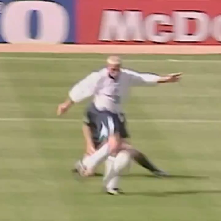 Iconic Gazza! 🤩 #OnThisDay 28 years ago, Paul Gascoigne sent Wembley Stadium wild with this memorable finish against Scotland at EURO 96! ⏮