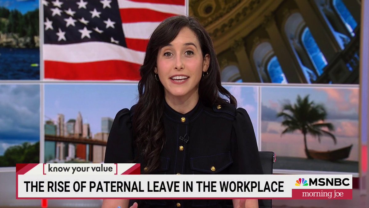 "When the policies are enacted, when it is available for men to take leave—they do take it." ForbesWomen's Maggie McGrath joins Mika Brzezinski, @humaabedin on Morning Joe to discuss the rise of paternal leave in the 2024 workplace. @knowyourvalue