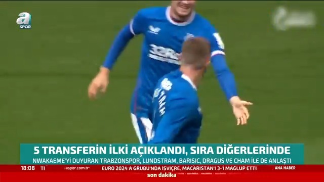 🔴🔵 Nwakaeme’yi duyuran Trabzonspor, Lundstram,Barisic, Dragus ve Cham ile de anlaştı. ⚽️ Transferde hız kesmeyen Bordo-Mavililer, Efkan Bekiroğlu, Samuel Gigot ve Marcelino Nunez için görüşmelerini sürdürüyor.