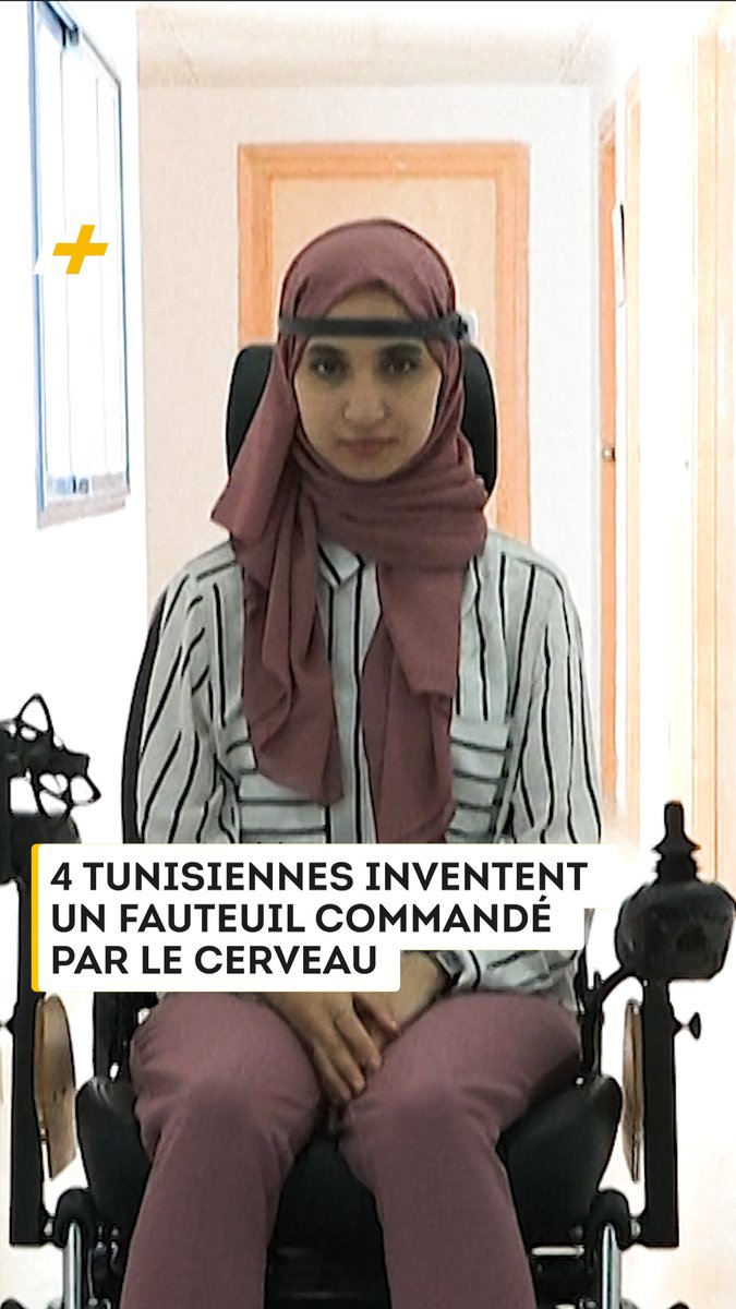 De jeunes Tunisiennes créent un fauteuil roulant contrôlé par la pensée, la voix ou des expressions faciales pour les personnes en situation de handicap ou totalement dépendantes.