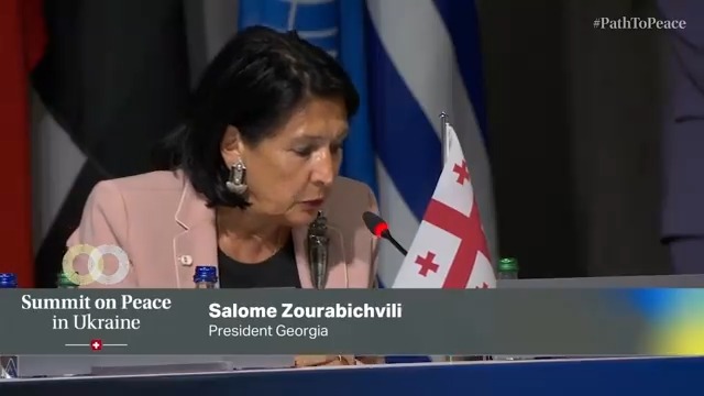 Georgia shares Ukraine's plight! Before Bucha, there was Abkhazia. Before the war against Ukraine, there were wars against Georgia. We understand the pain and support Ukraine's fight for peace and territorial integrity. Слава Україні! #UAPeaceSummit
