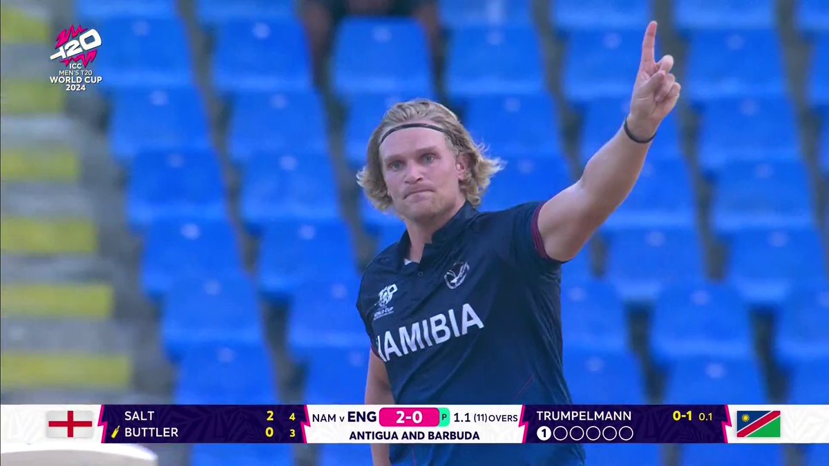 A BEAUTY from Ruben Trumpelmann 😍 What a start for Namibia! 🇳🇦⚡