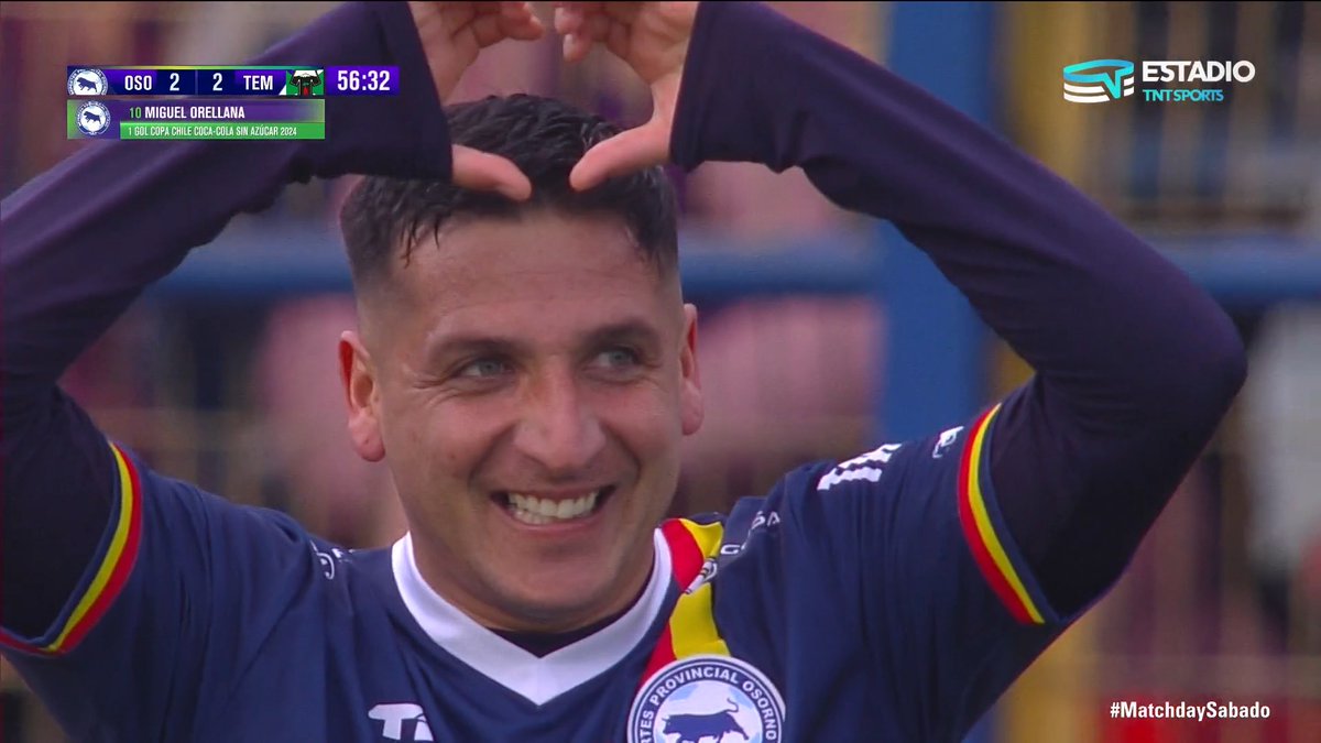 🎁⚽🔥 ¡PARA QUE LO ENVUELVA! GOLAZO el que acaba de marcar Miguel Ángel Orellana para Provincial Osorno en el partido ante Deportes Temuco por los octavos de final de la Zona Sur de la Copa Chile Coca Cola Sin Azúcar 2024 en este #MatchdaySábado.