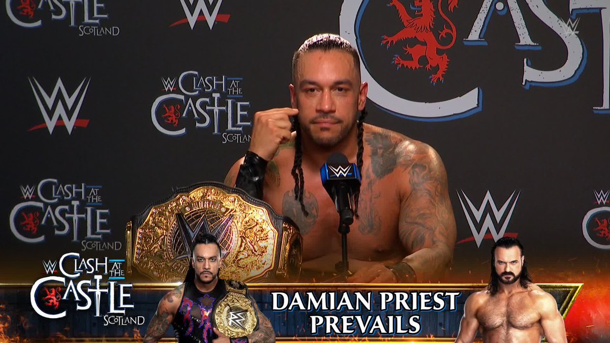 What does @ArcherofInfamy have to say NOW? #WWECastle