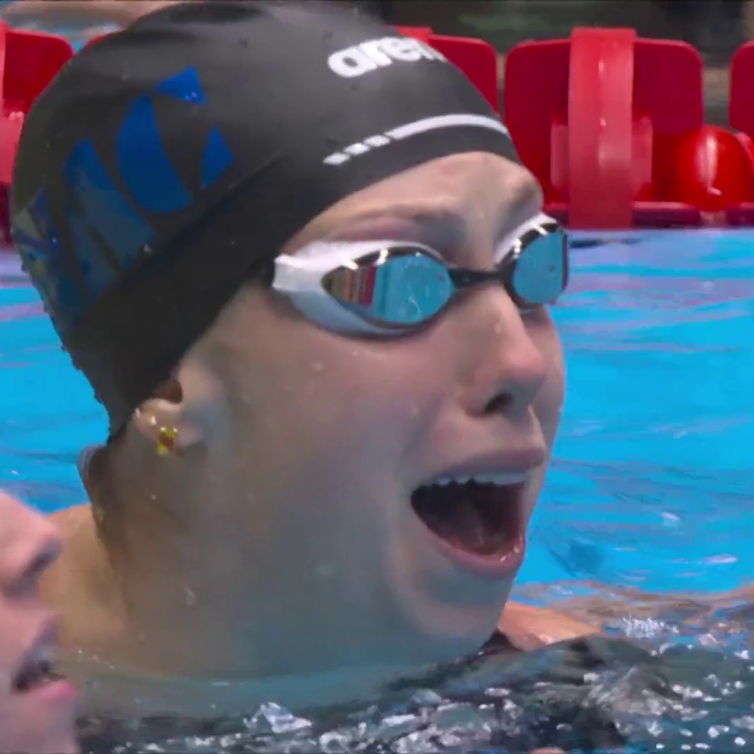 NEW. WORLD. RECORD. 💥 Gretchen Walsh clocks 55.18 in her SEMI HEAT in the 100m women's fly! 📺 NBC &amp; Peacock | #SwimTrials24
