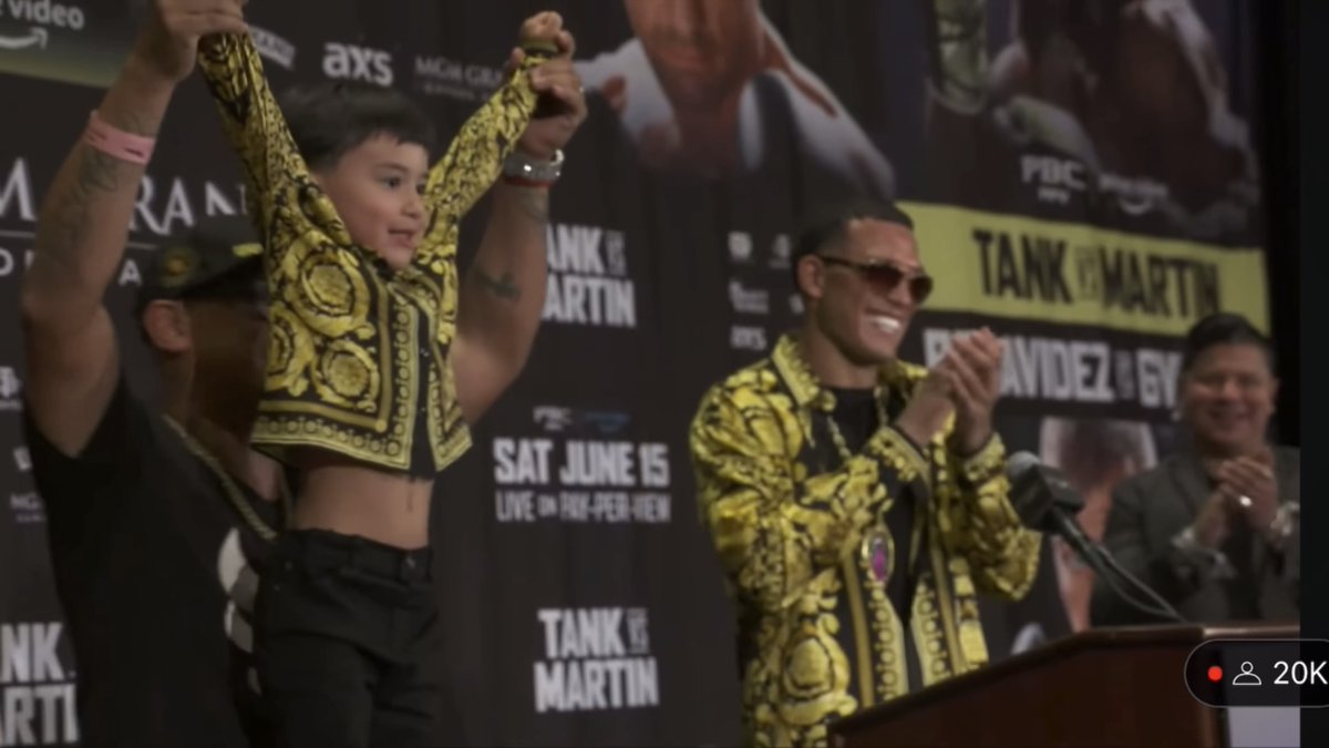 David Benavidez's son steals the show and calls out Canelo Alvarez at the post-fight press conference after his father's win over Oleksandr Gvozdyk… [🎥 Premier Boxing Champions]