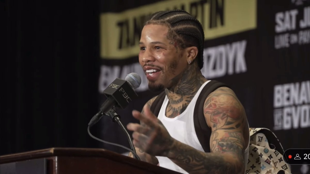‼️ Gervonta Davis asked about a potential Shakur Stevenson fight after KOing Frank Martin: "Everybody in this room knows how it would go." [🎥 Premier Boxing Champions]