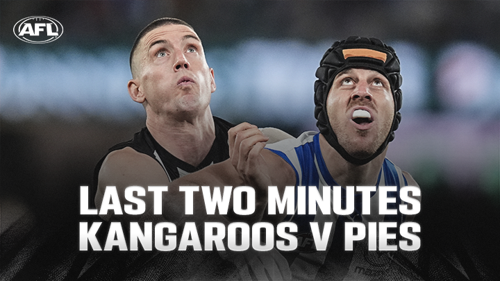 A comeback of epic proportions for the Pies 🤯 Relive the last two minutes of #AFLNorthPies now, thanks to OMO Australia.