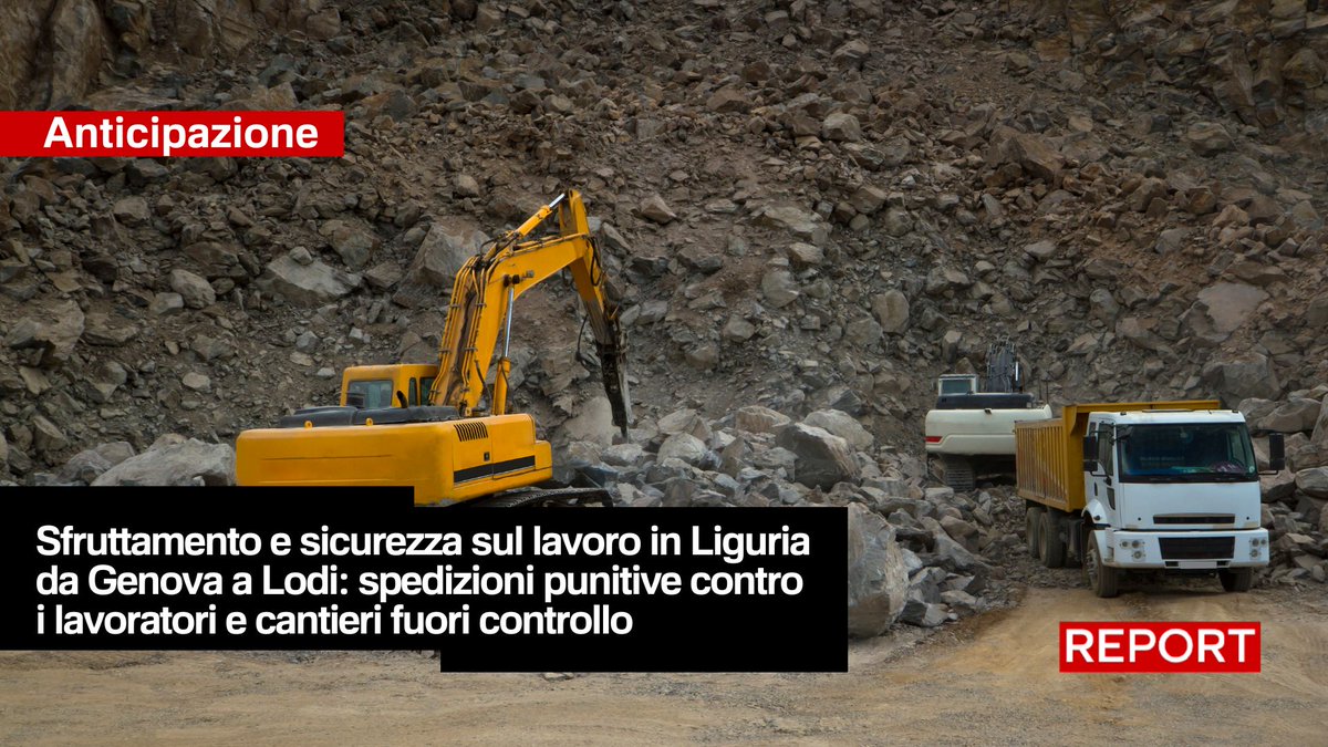 Nel cantiere di Recco in Liguria alcuni lavoratori si erano rivolti al sindacato perché non gli venivano pagati gli stipendi. Una mattina gli operai si sono rifiutati di lavorare: è arrivata una vera e propria squadra con il preciso intento di fare un raid punitivo. Stasera, Rai3
