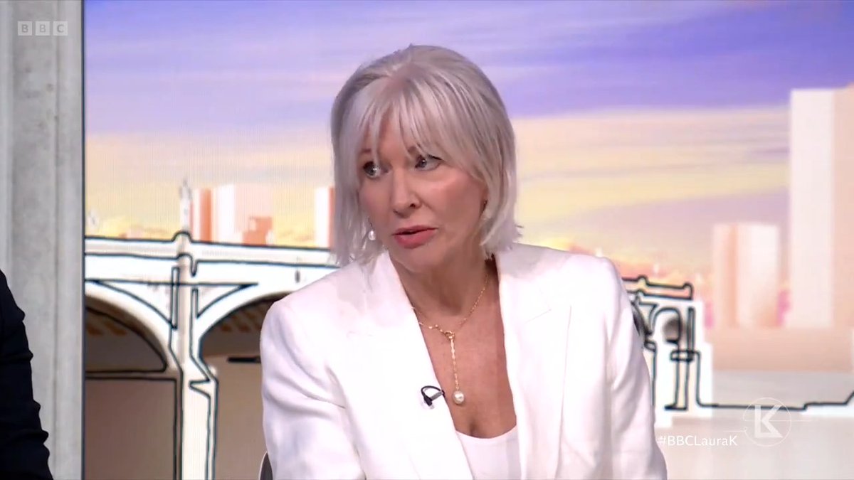 “[When we’ve had] two PMs who’ve not been elected by the people, [the public] will get very angry about that” Former cabinet minister Nadine Dorries says the Conservative party is down in the polls partly because MPs removed Boris Johnson #BBCLauraK