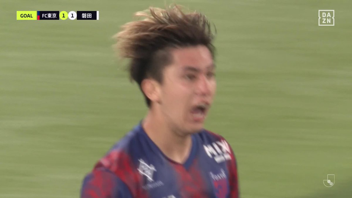 / この左足は素晴らしい \ 徳元悠平のFKに合わせたのは安斎颯馬🔥 今季初ゴールは値千金の同点弾に‼ 🏆明治安田J1第18節 🆚FC東京×磐田 📺 #DAZN ライブ配信 #FC東京磐田