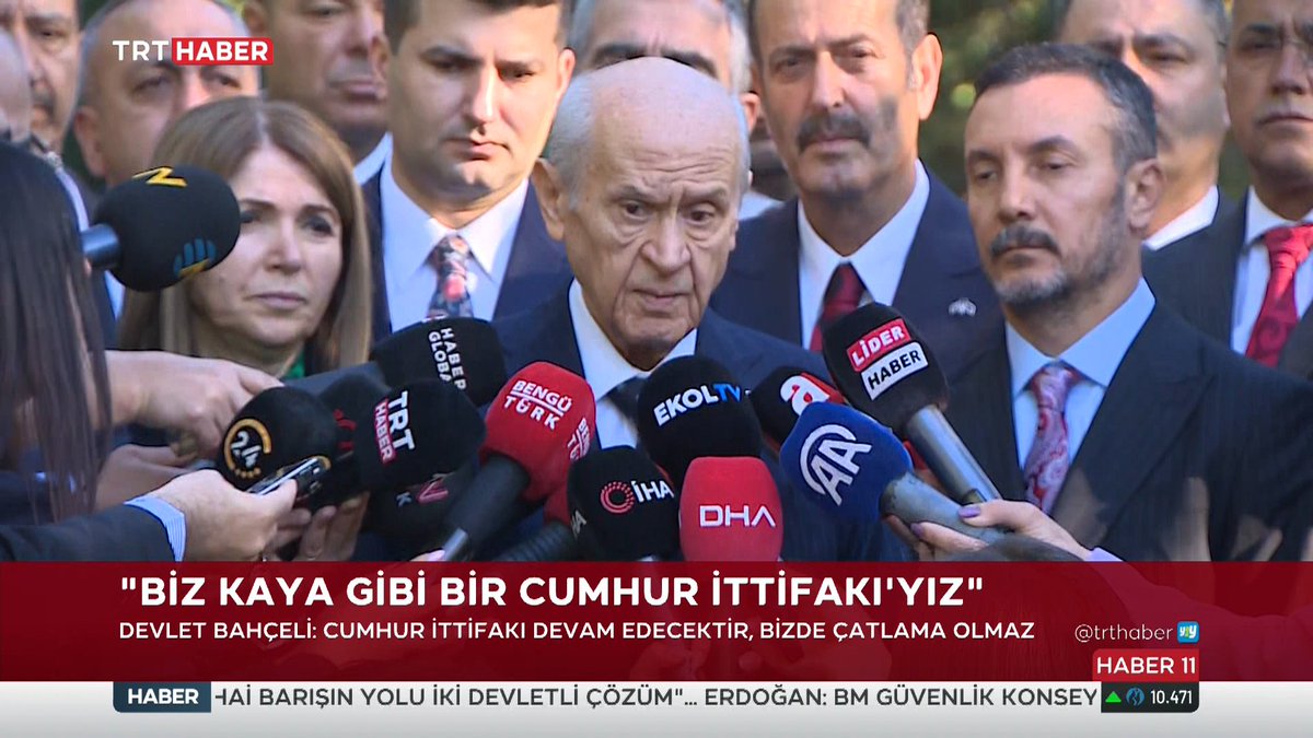 Cumhur İttifakı devam edecektir. Bizde çatlama olmaz.