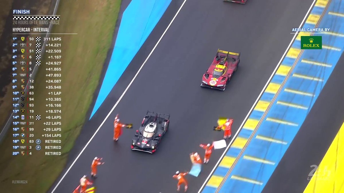 Si, nos podemos quedar con el trompo, o nos podemos quedar con el carrerón que hizo Pecho Lo llamaron a última hora, largó P23 y llegó 2do. Gracias por este Last Dance Jose Maria Lopez 🇦🇷 #WEC #LeMans24