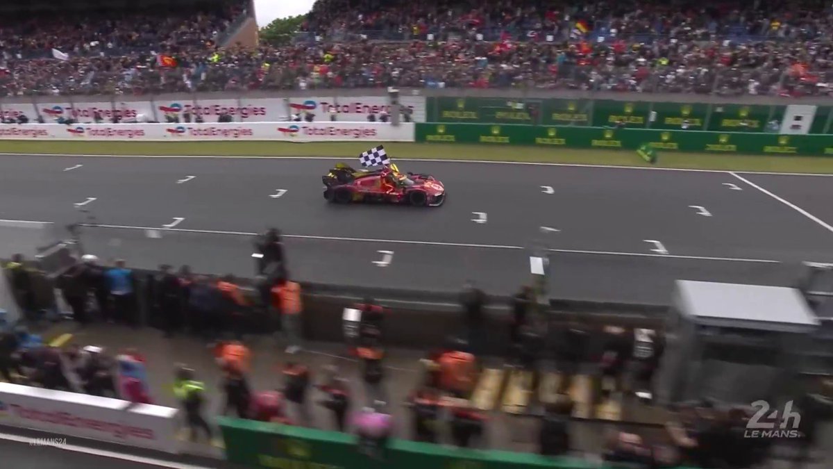 The first 24 Hours of Le Mans victory of a NEW CENTURY is Ferrari Hypercar. #WEC #LeMans24